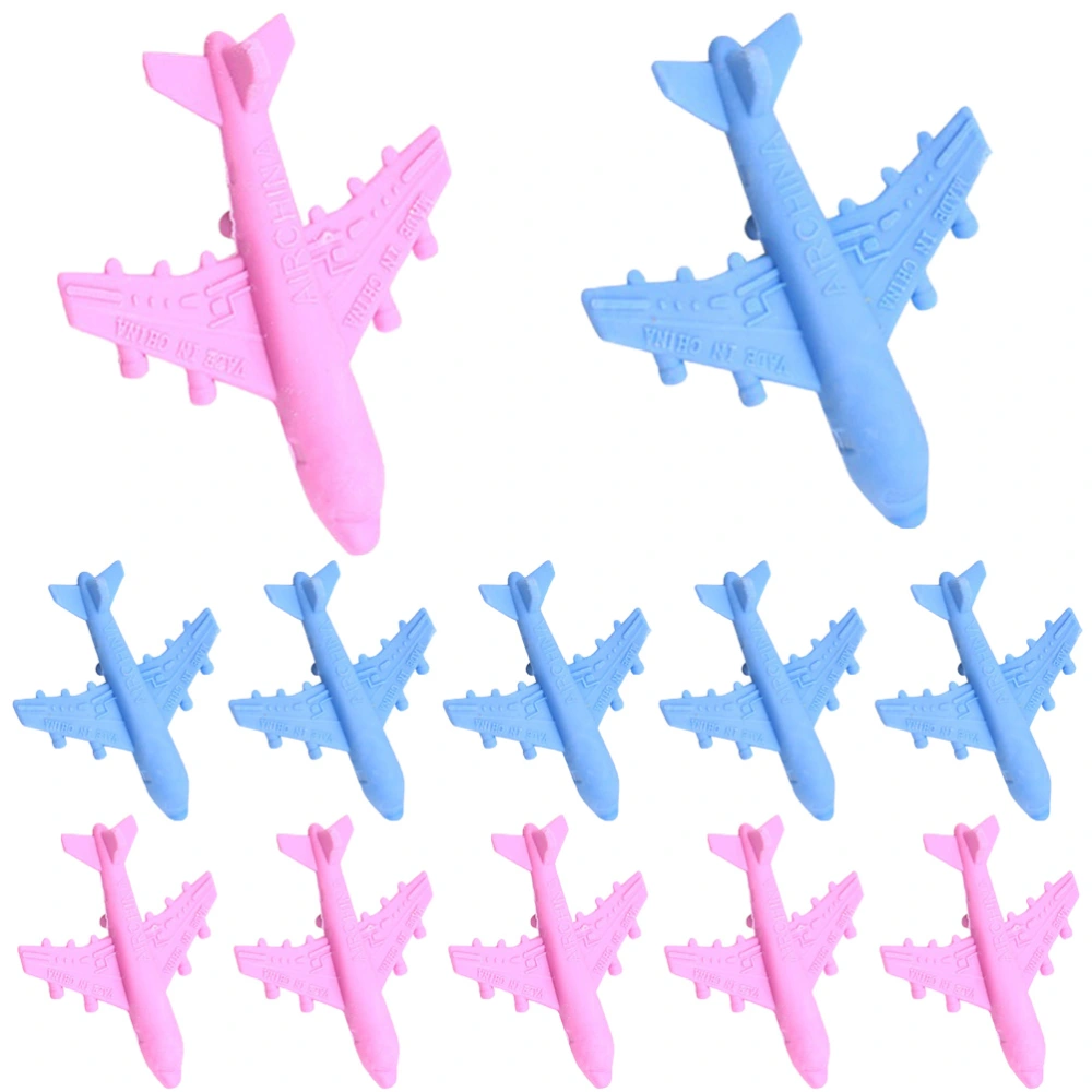 12Pcs Cute Erasers School Supplies Erasers For Kids Plane Shaped Erasers Kids Erasers Cute Stationery