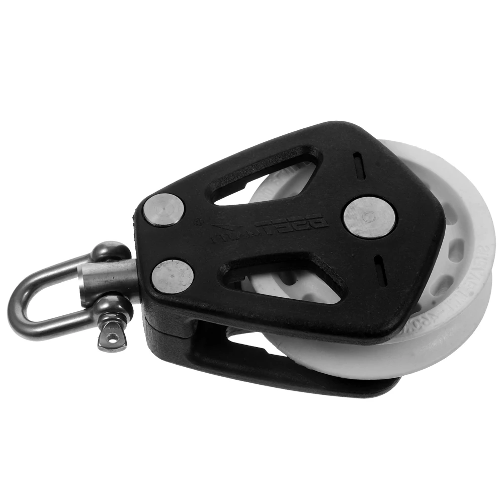 Sailboat Pulley Nylon Crane Pulley Block Lifting Single Pulley Swivel Pulley Small Gym Pulley