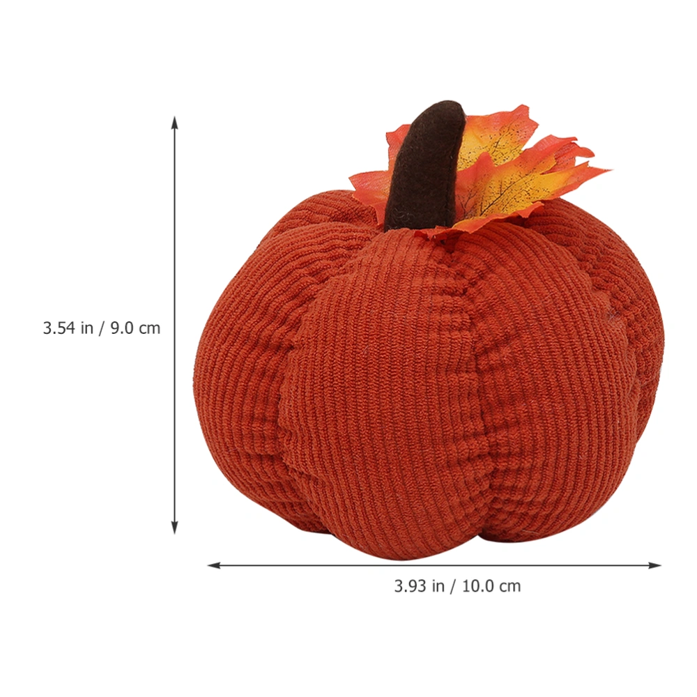 Handmade Pumpkin Ornament Bedroom Desktop Pumpkin Decor Thanksgiving Day Prop