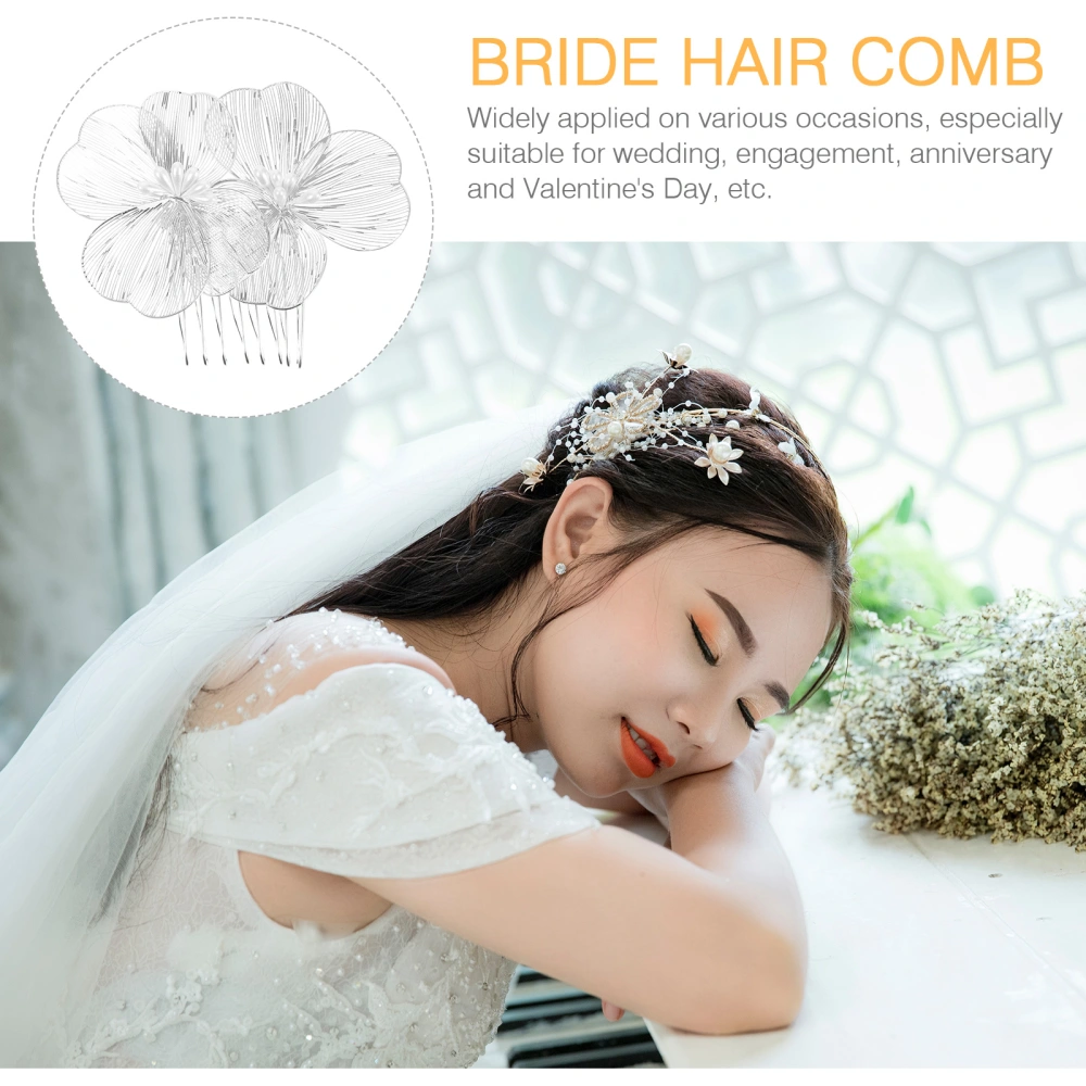 Bridal Hair Comb Wedding Hair Comb Flower Hair Comb Baroque Hair Comb Women Hair Comb