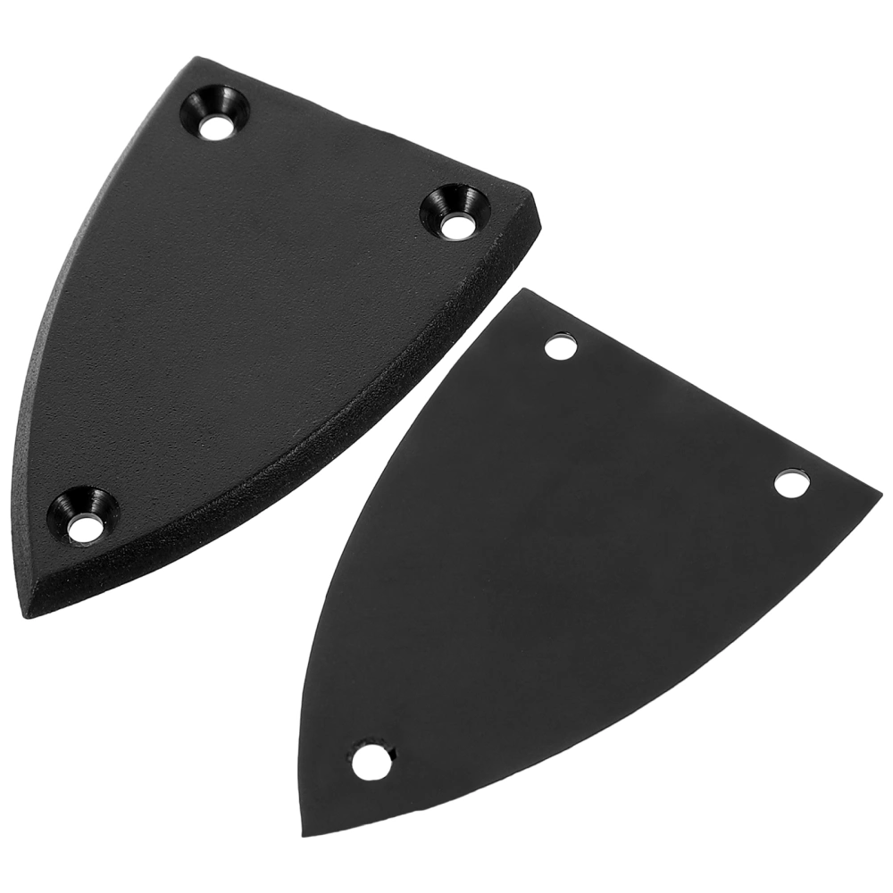 2pcs Truss Rod Cavity Cover Plate Triangle Rod Cover Replacement Electric Guitar Parts