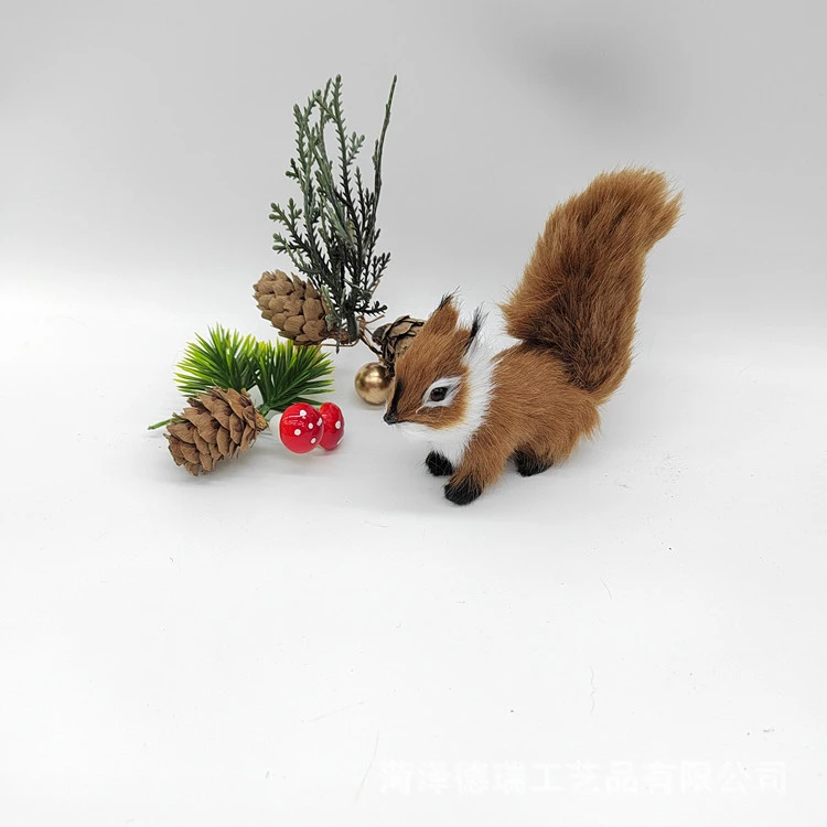 Simulation Squirrel Garden Decor Outdoor Scene Ornament Resin Craft Ornament