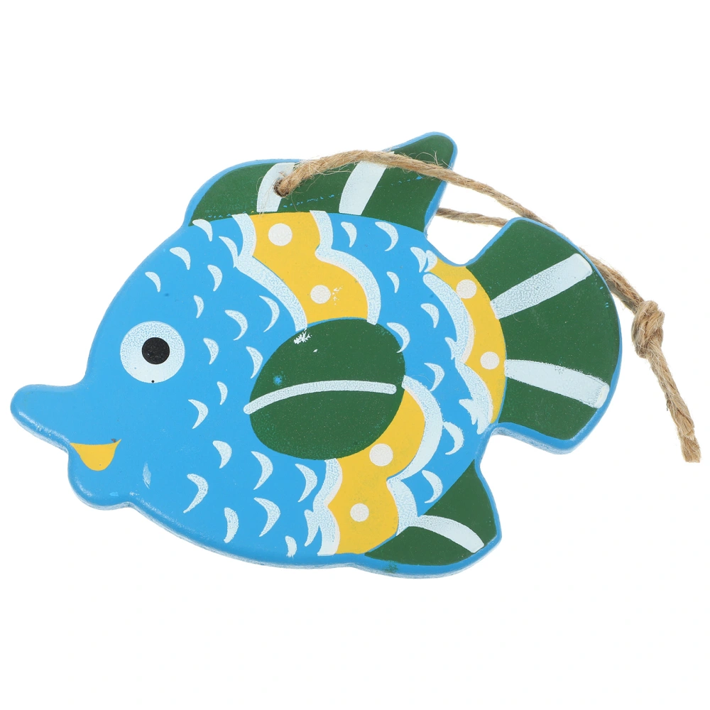 Fish Shaped Wall Decoration Beach Nautical Themed Wall Art Office Hanging Art Decor