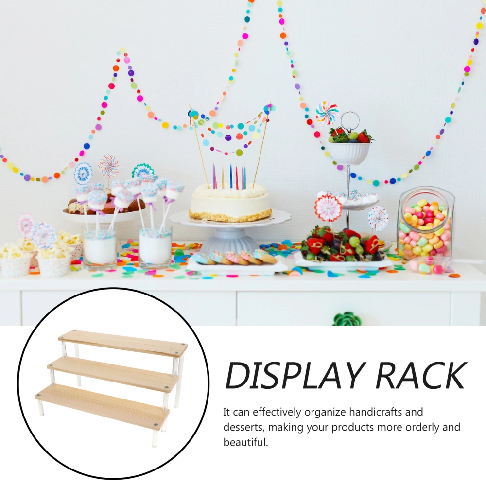 Collection Storage Rack Cake Desserts Display Holder Action Figures Model Acrylic Rack