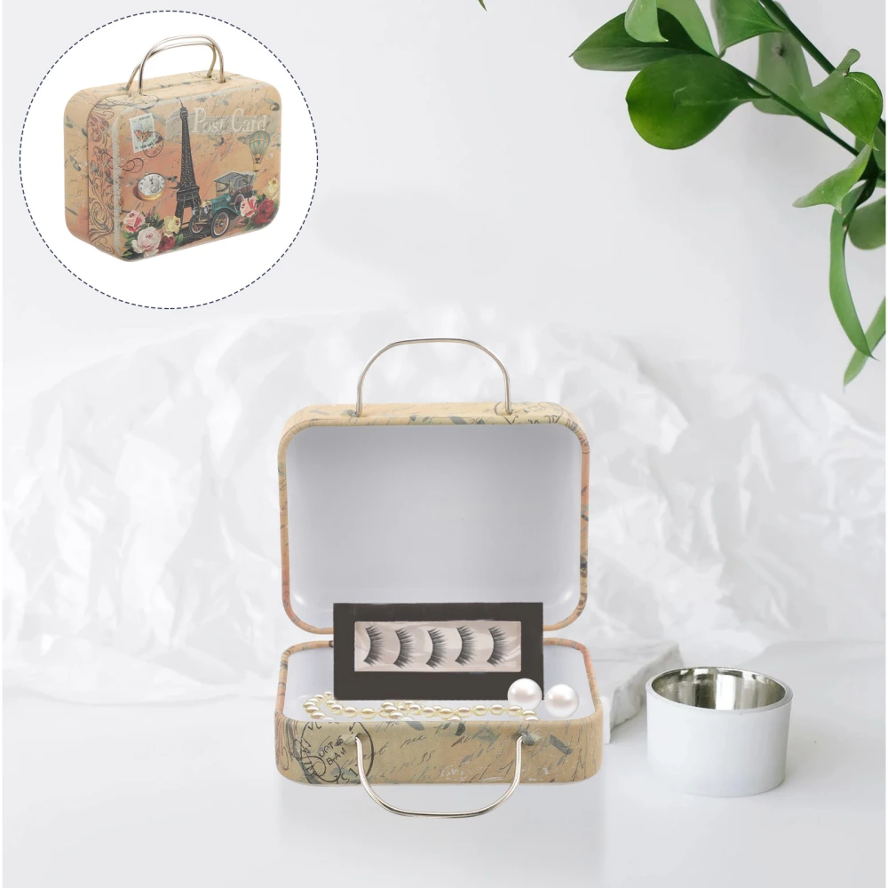 Mini Trinkets Box Small Keepsakes Case Mini Cosmetics Case Fake Eyelash Packing Case Small Box