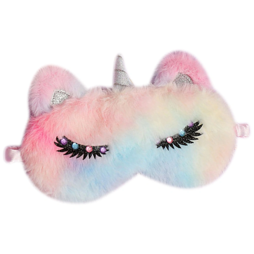 Unicorn Design Sleep Mask Daily Use Eye Mask Household Eye Cover Sleep Accessory