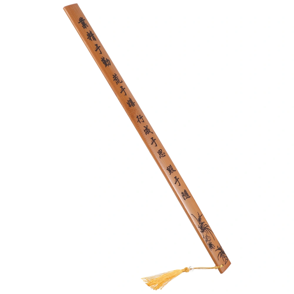 Bamboo Spanking Cane Scaled Ruler Flogging Beating Ruler Teaching Stick