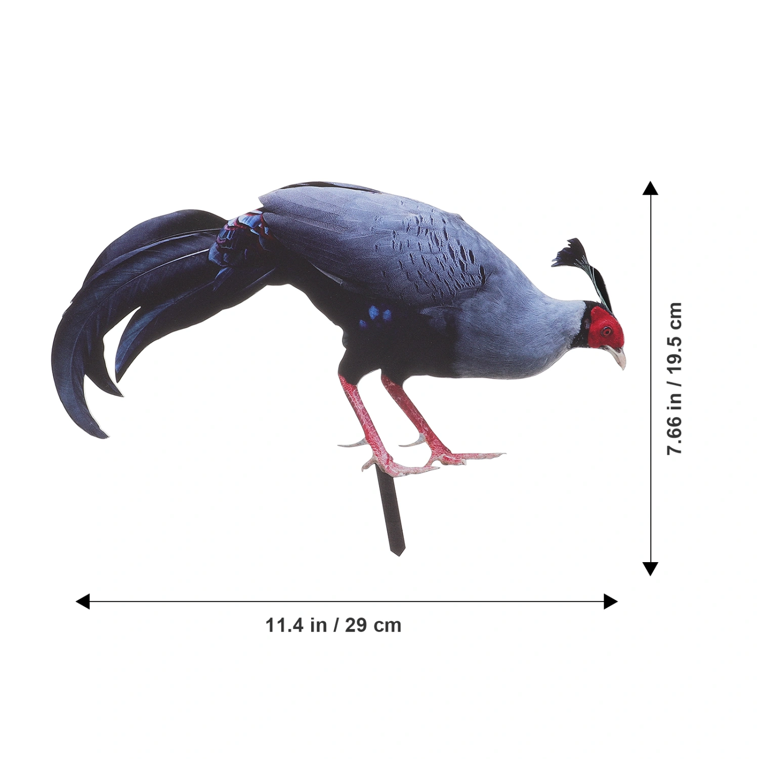 Durable Garden Chicken Insert Chicken Yards Acrylic Garden Stake Chicken Stake Sign