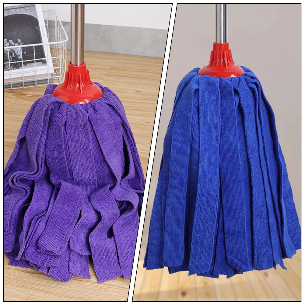 2pcs Reusable Mop Head Washable Mop Head Household Cleaning Mopping Head Replacement