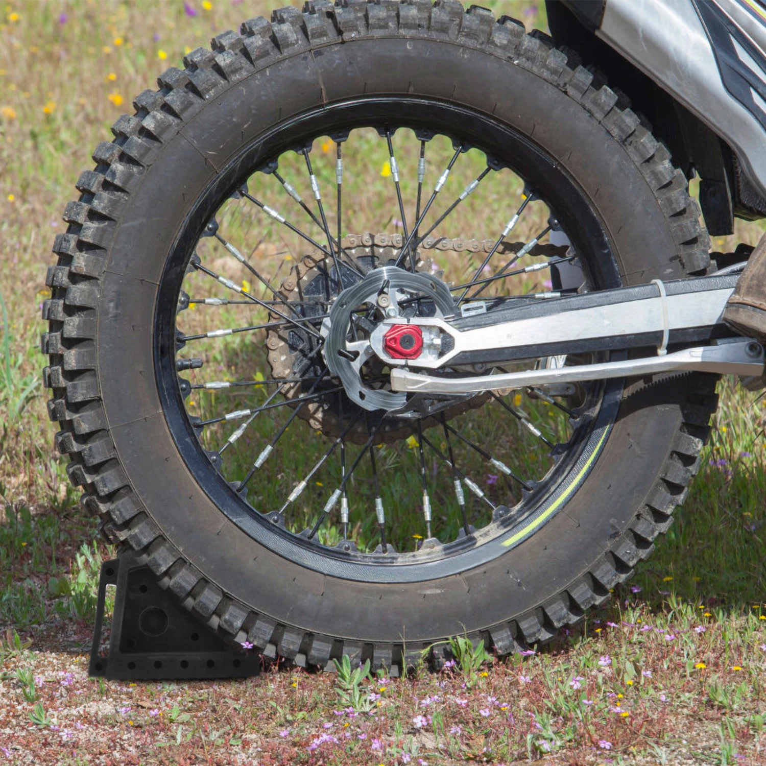 Portable Wheel Chocks Anti-skid Tyre Stopper Wheels Tire Ramp Pad Lasting Rubber Chocks