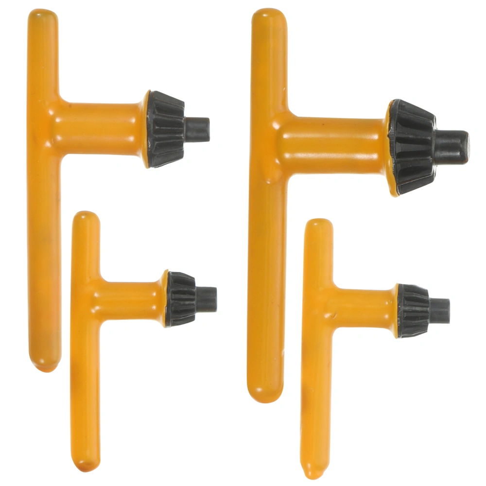 4pcs Drill Chuck Key Electric Drill Clamping Tool Assortment Handle Chuck Key