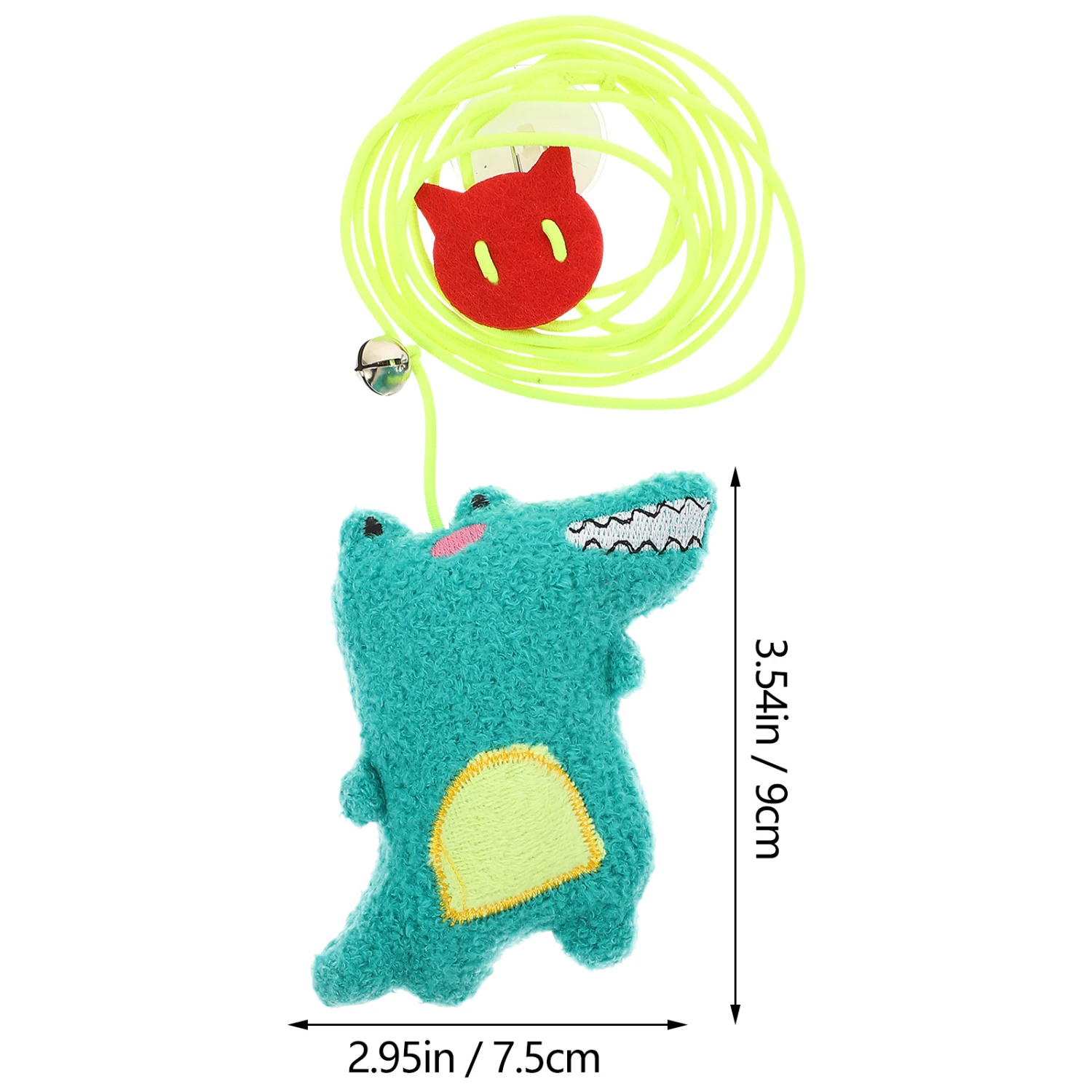 Retractable Cat Plaything Interesting Kitten Toy Cartoon Suspending Kitten Catnip Toy