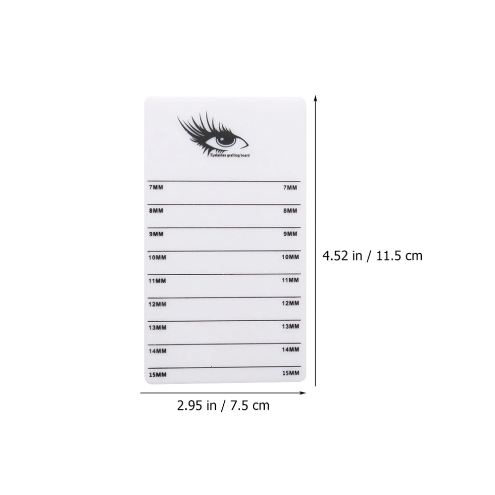 1 Set Lash Tray Lash Holder Tray Acrylic Eyelash Storage Board Lash Extension Tool