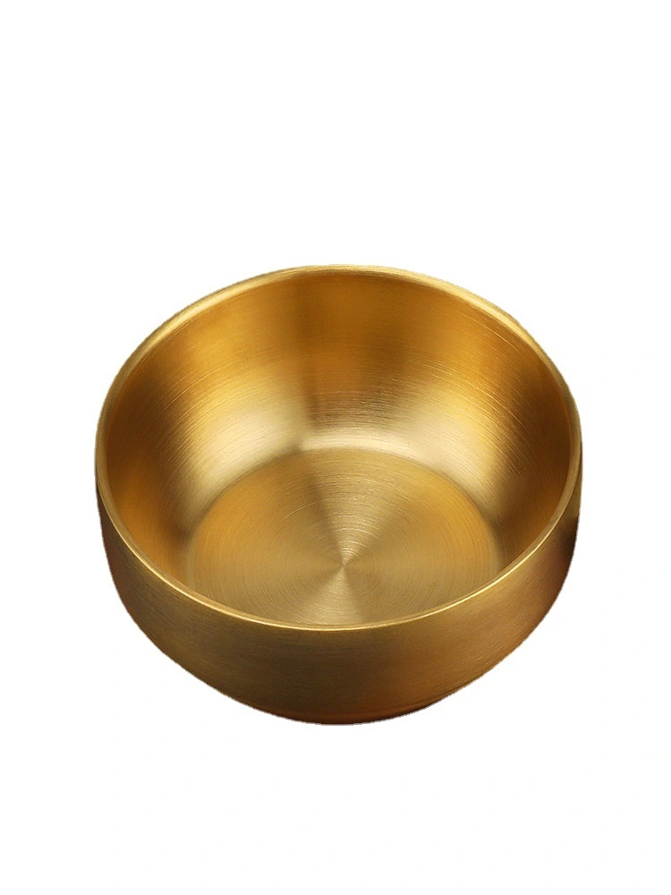 Stainless Steel Rice Bowls Food Bowl Snack Bowl Soup Bowl Korean Style Kimchi Bowl