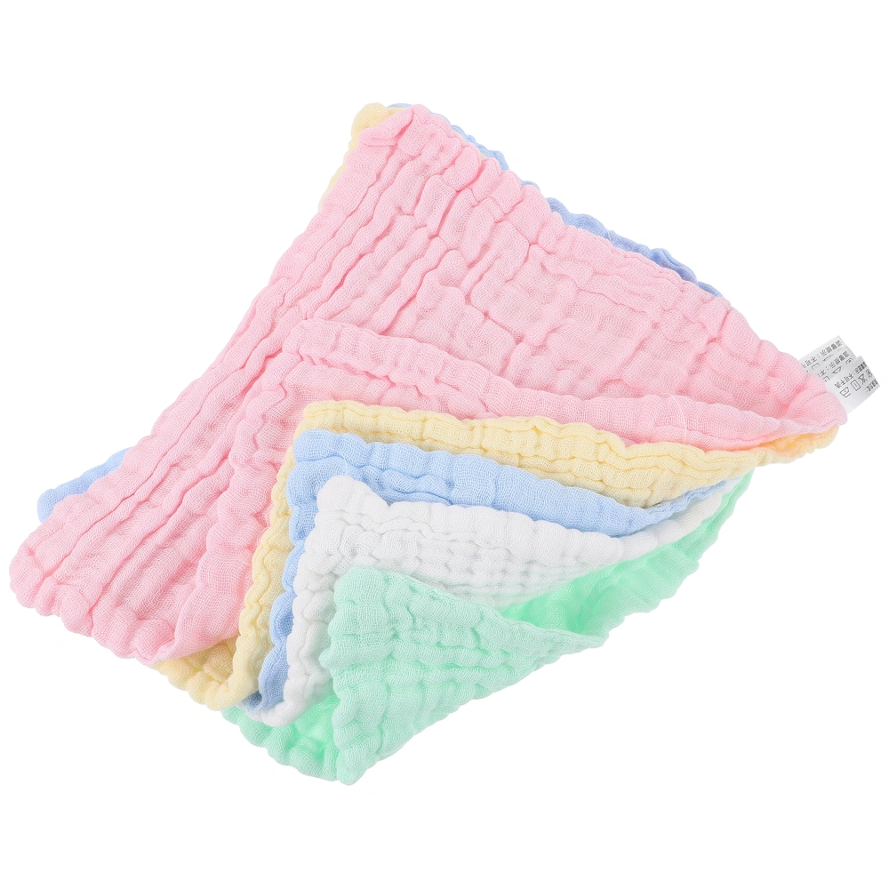 10pcs  Washcloths Multicolor Wash Cloths Bathroom Spa Facecloth Super Water Absorbent  Towels