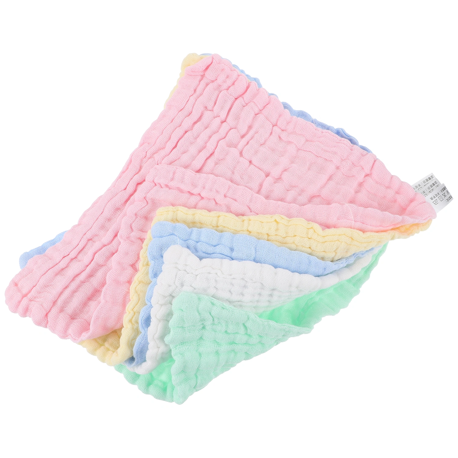 10pcs Washcloths Multicolor Wash Cloths Bathroom Spa Facecloth Super Water Absorbent Towels