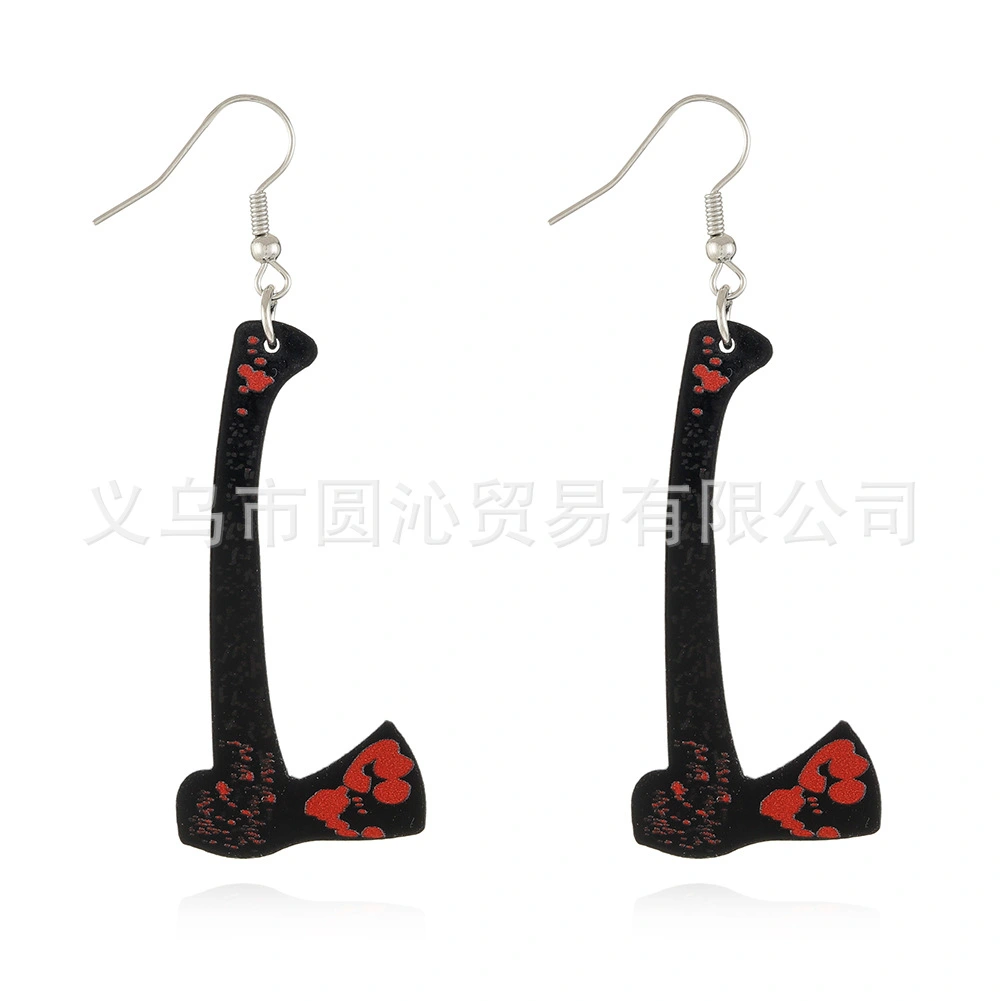 6 Pairs Horror Bloody Earrings Dangle Earrings Drop Earrings Halloween Costume Party Jewelry