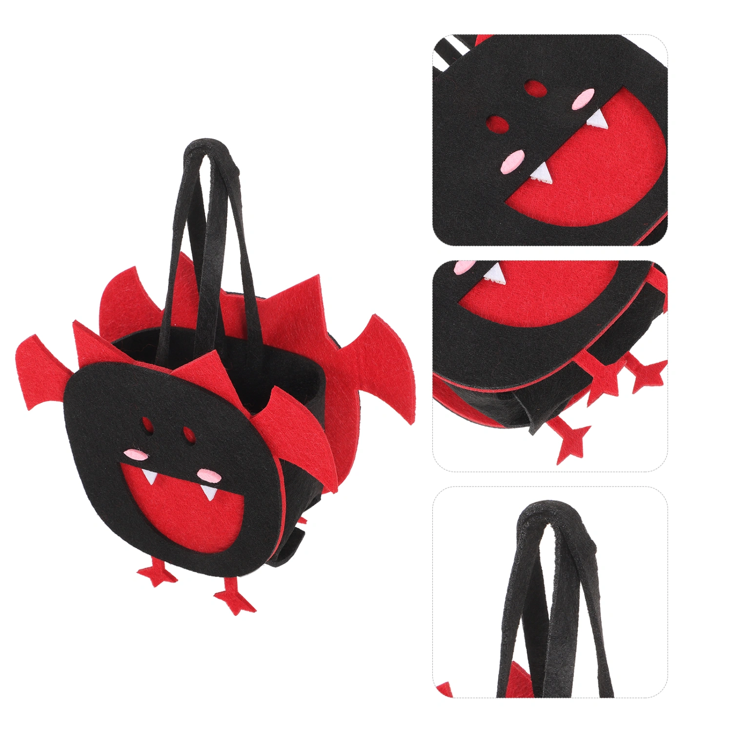 Halloween Treat Bag Reusable Felt Bag Halloween Party Bag Halloween Party Favor Bag