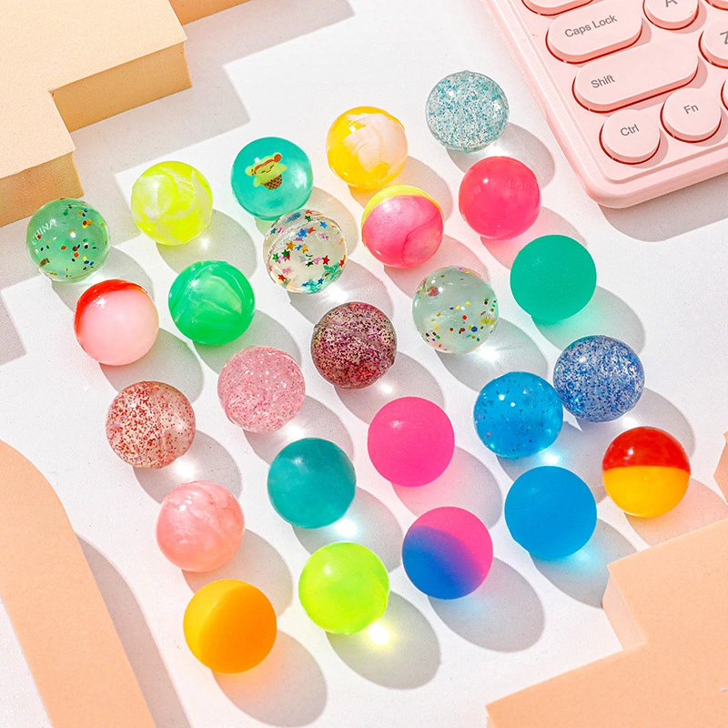 24pcs Bouncy Balls Vending Machine Colorful Bouncy Balls Theme Party Favors