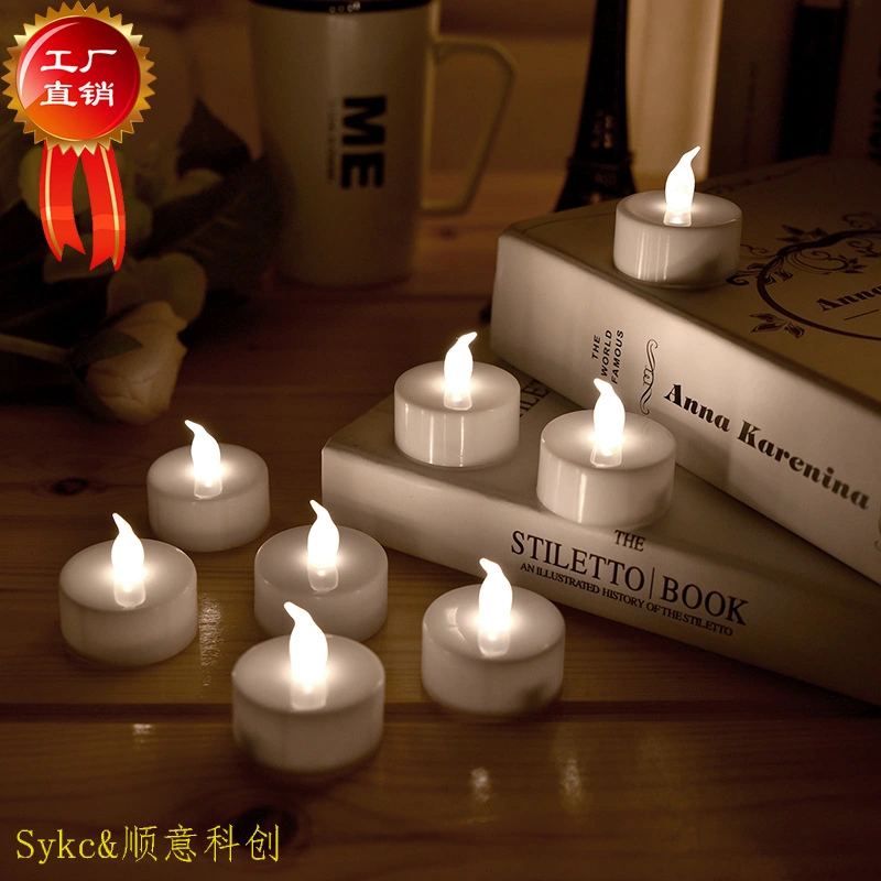 12pcs  Led Tealights Flameless Candles Lights Realistic Flickering Led Tea Lights Candles for Wedding