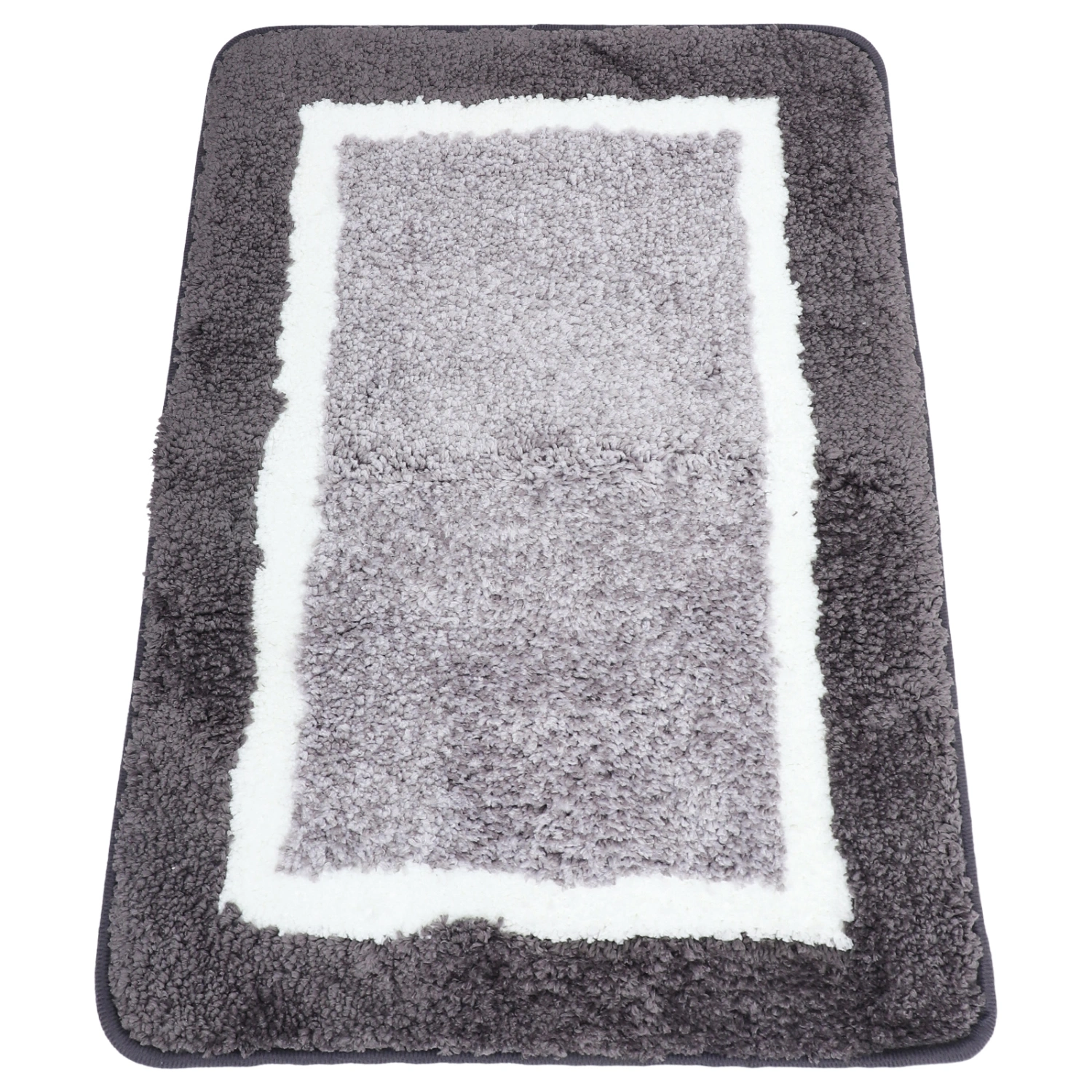 Bathroom Rug Absorbent Bath Mat Patterned Bathtub Rug Water-absorption Floor Mat