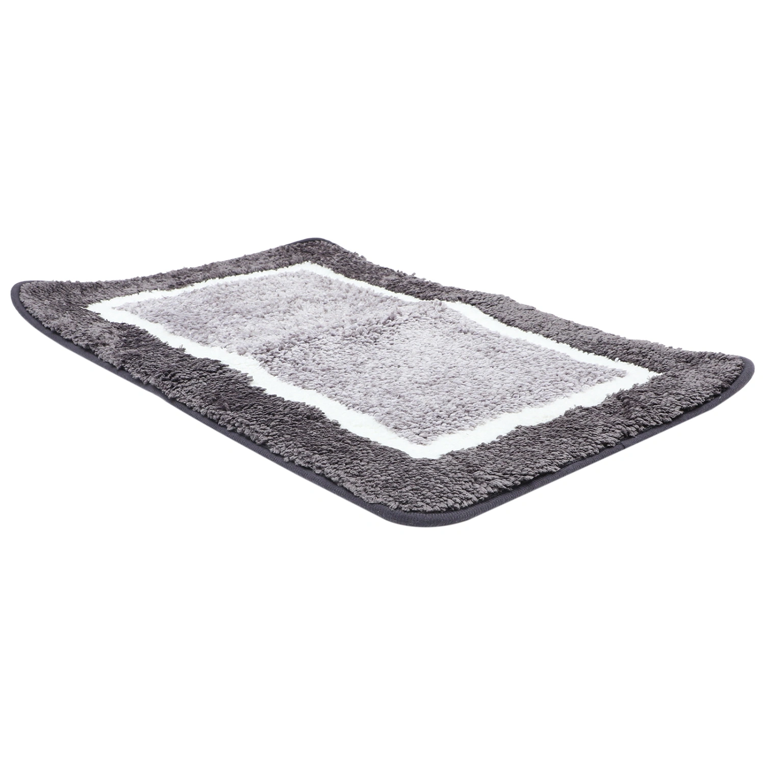 Bathroom Rug Absorbent Bath Mat Patterned Bathtub Rug Water-absorption Floor Mat