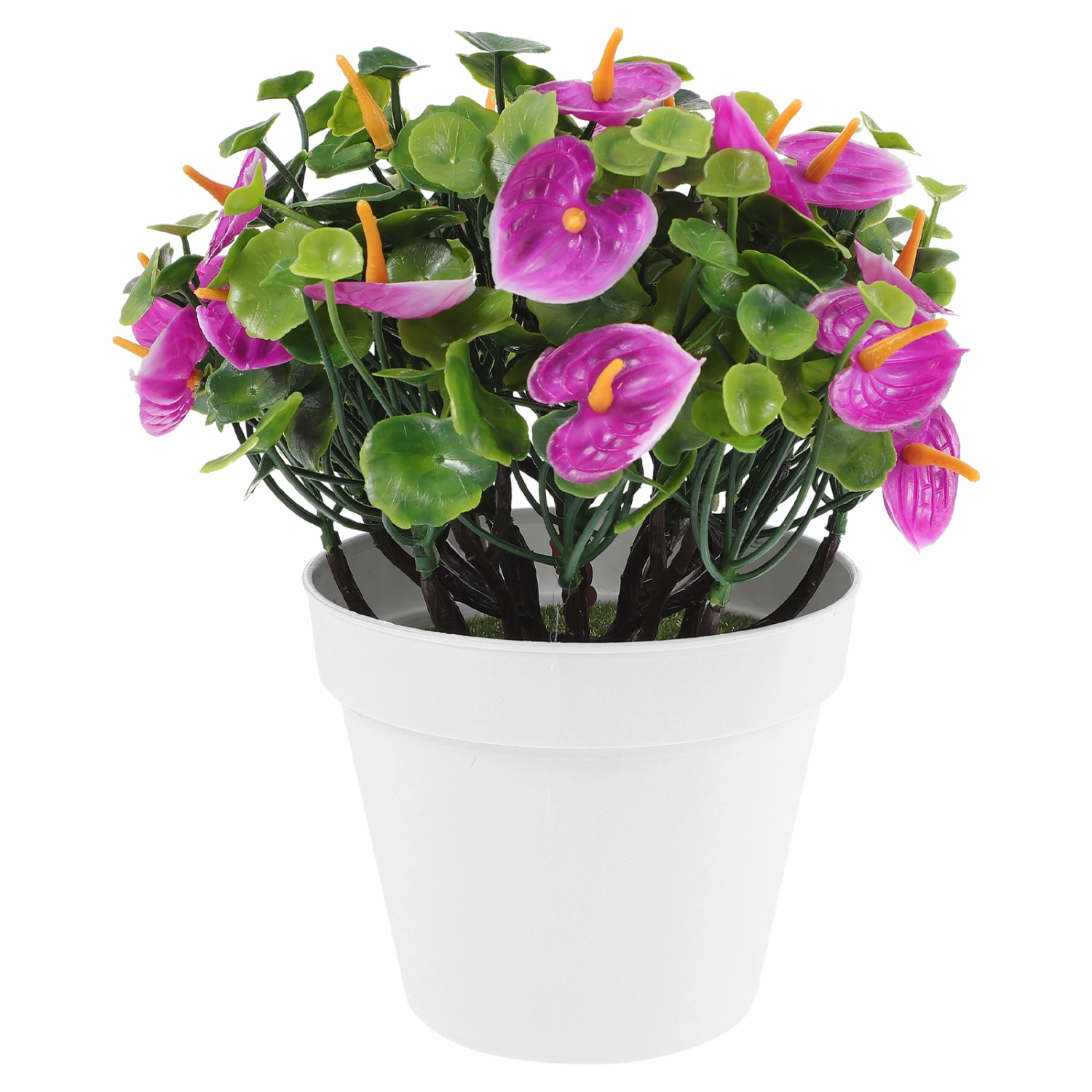 Artificial Potted Flower Faux Plants Potted Plant Decoration Simulated Bonsai Decor Fake Potted Plant