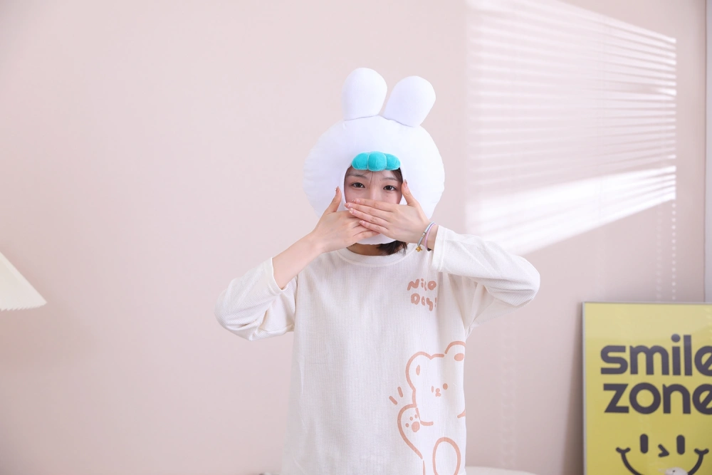 Rabbit Cosplay Hat Bunny Costume Bunny Ears Headwear Plush Bunny Hat for Fancy Dress Party