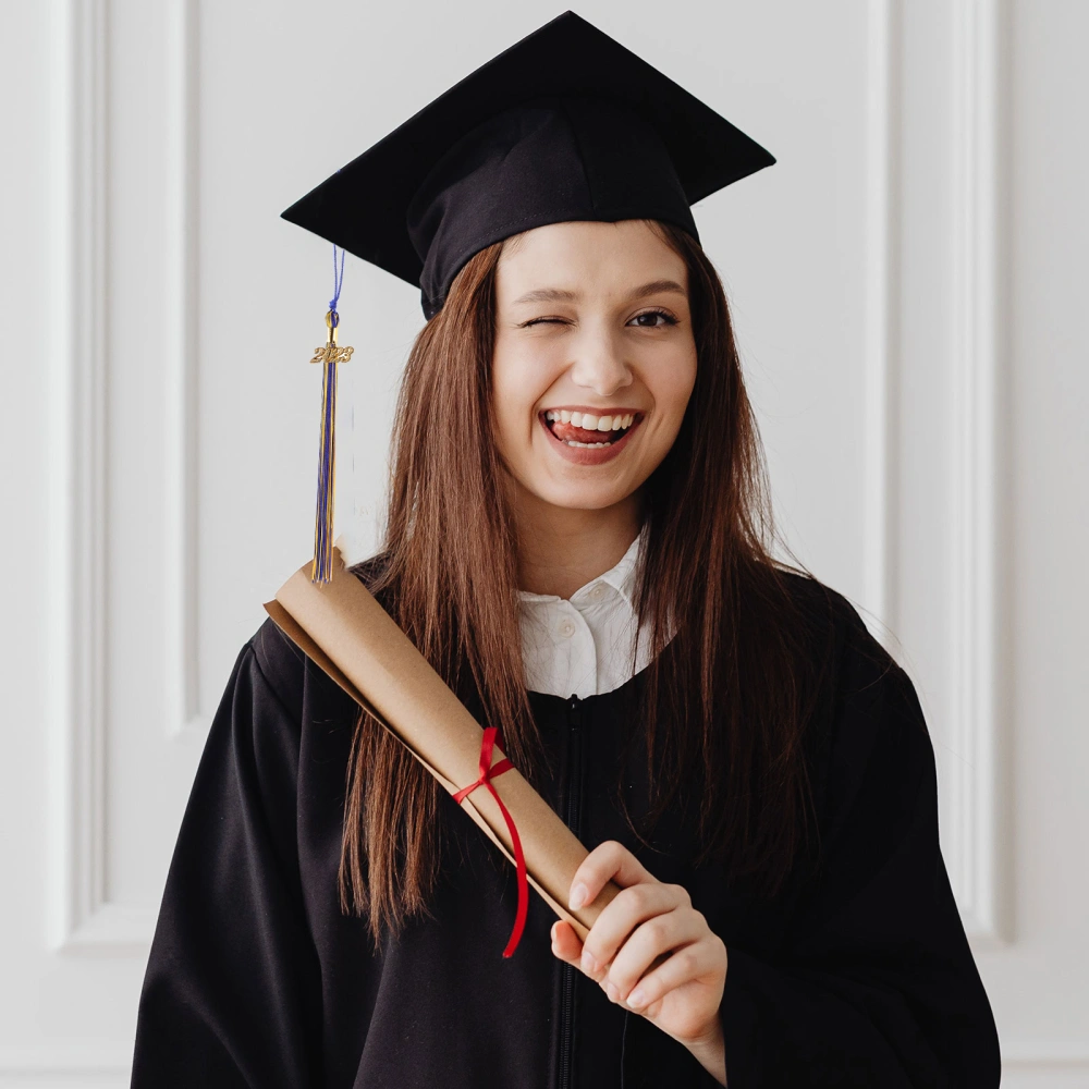 1 Set of Grad Graduation Hat Tassels Graduation Caps Tassels 2023 Tassel Charms Hat Tassels Decors