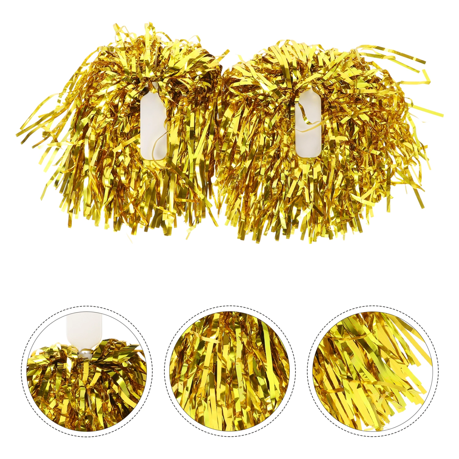 12pcs Reusable Cheerleading Pompoms Hand Flower Balls Cheering Squad Cheering Pompoms