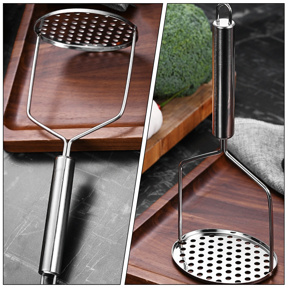 2Pcs Stainless Steel Potato Masher Potato Grinding Tool Potato Masher Stainless Steel Potatoes Ricer