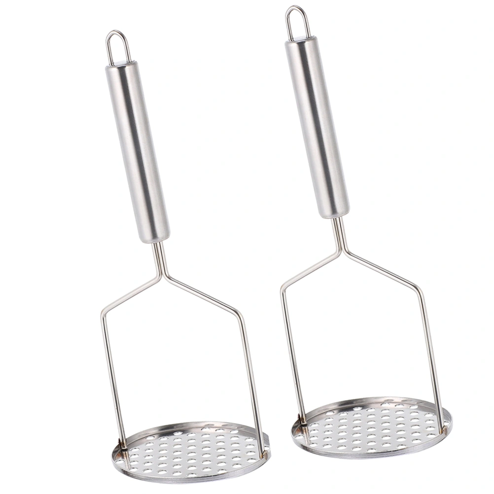 2Pcs Stainless Steel Potato Masher Potato Grinding Tool Potato Masher Stainless Steel Potatoes Ricer