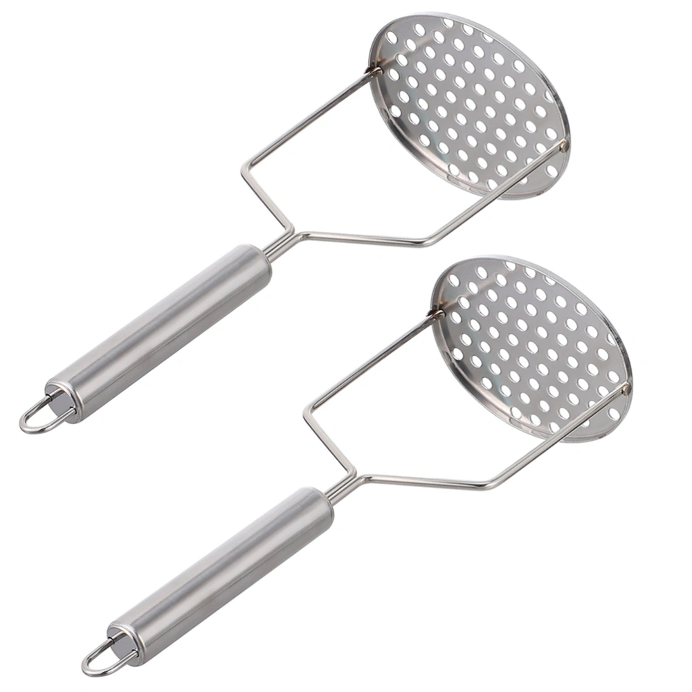 2Pcs Stainless Steel Potato Masher Potato Grinding Tool Potato Masher Stainless Steel Potatoes Ricer