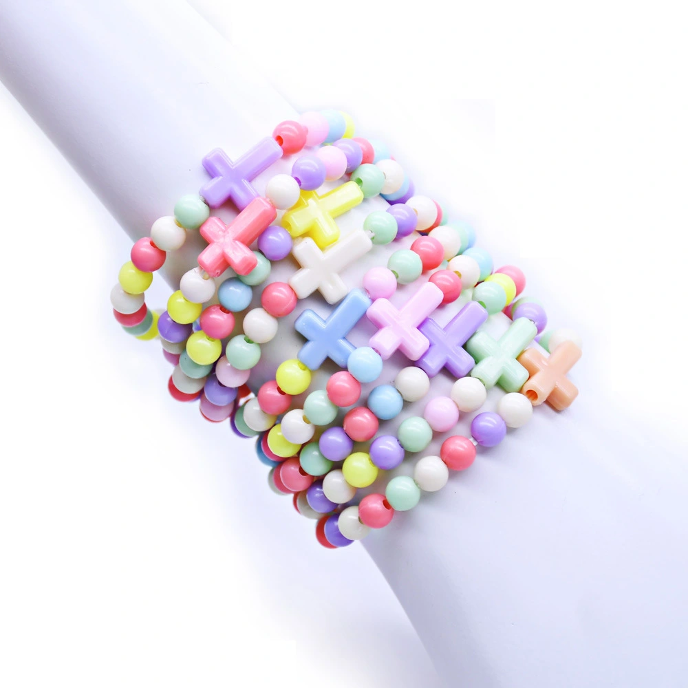 8pcs  Cross Bracelet Chains Bracelet Chokers Bracelet Wrist Chains Fashion Jewelry for Women