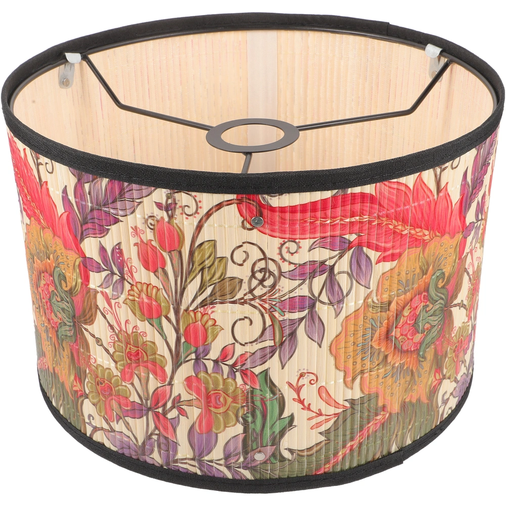 Bamboo Lampshade  Table Lamp Printing Lampshade for Living Room Bedroom Dining Room Decor