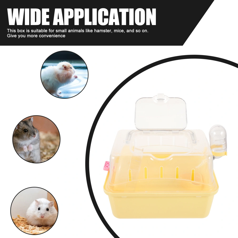 Small Animal Carrier Cage Box Portable Hamster Cage Outdoor Hamster Carrier