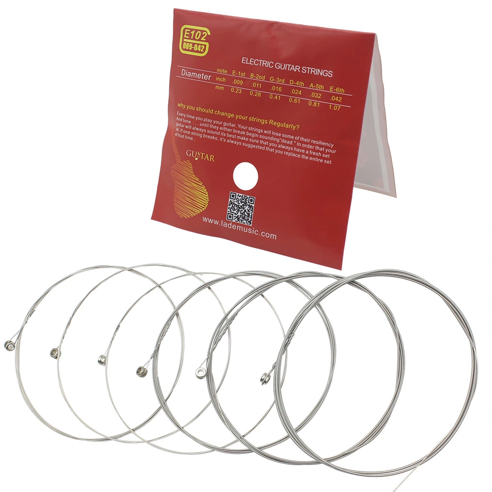 6pcs Replacement Guitar Strings Electric Guitar Strings Stainless Steel Guitar Strings