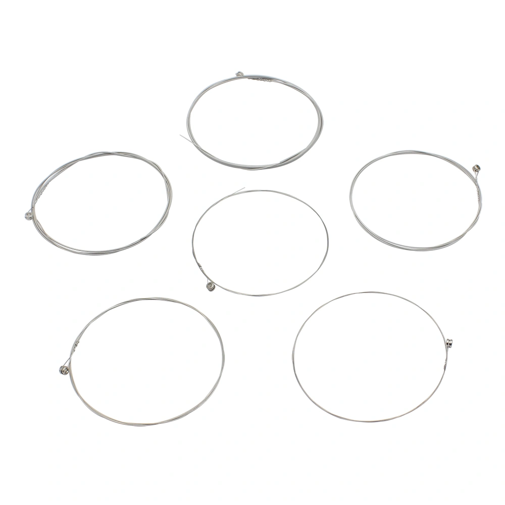 6pcs Replacement Guitar Strings Electric Guitar Strings Stainless Steel Guitar Strings