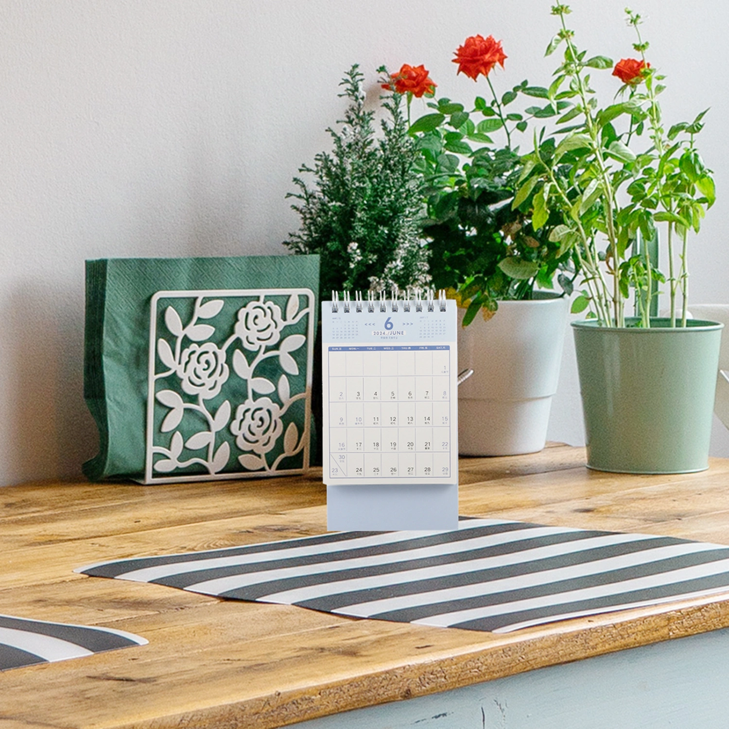 Office Desk Calendar Small 2023 2024 Calendar Office Table Calendar Binding Calendar