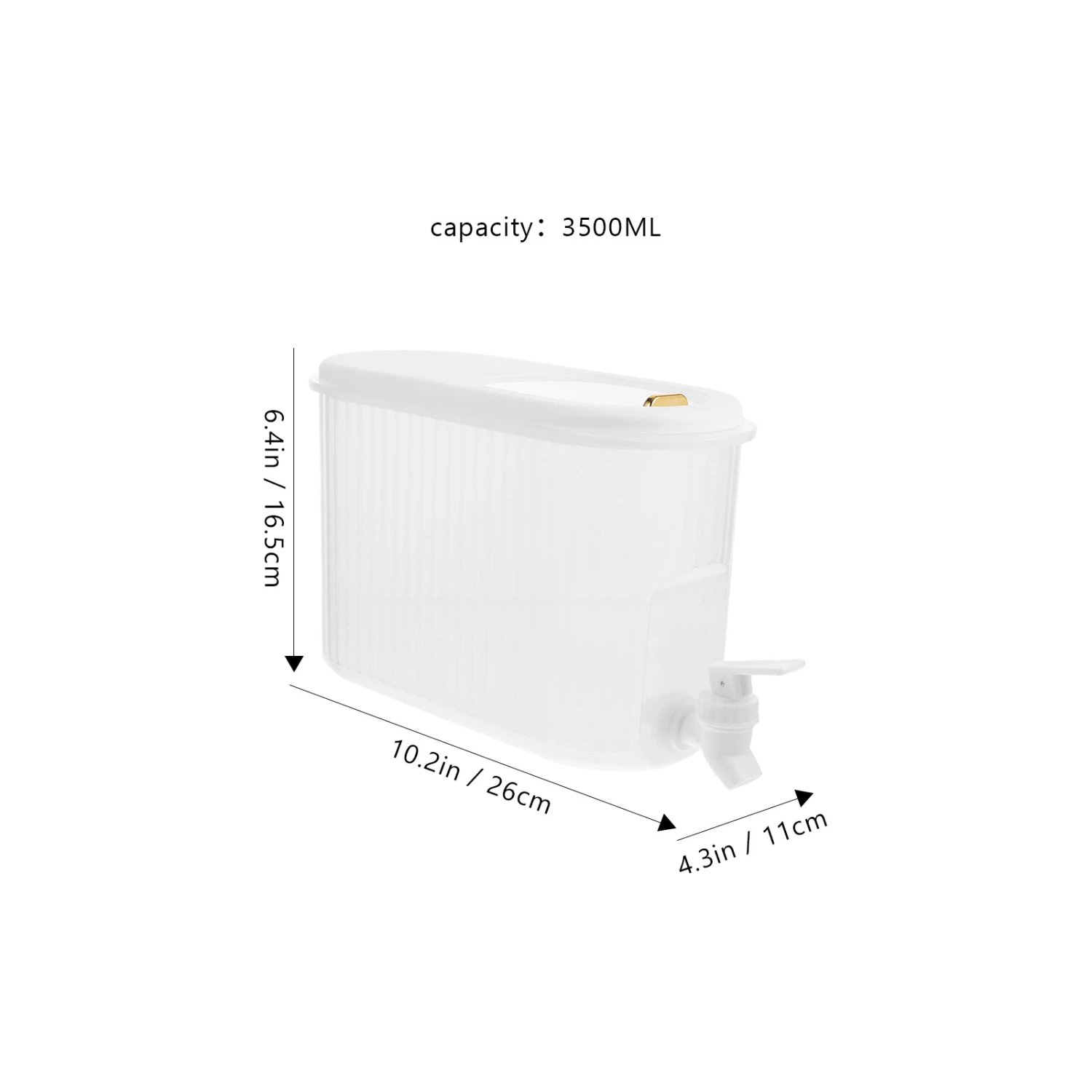 Refrigerator Cold Kettle with Faucet Cold Water Pitcher with Faucet Ice Beverage Dispenser Drink Dispenser