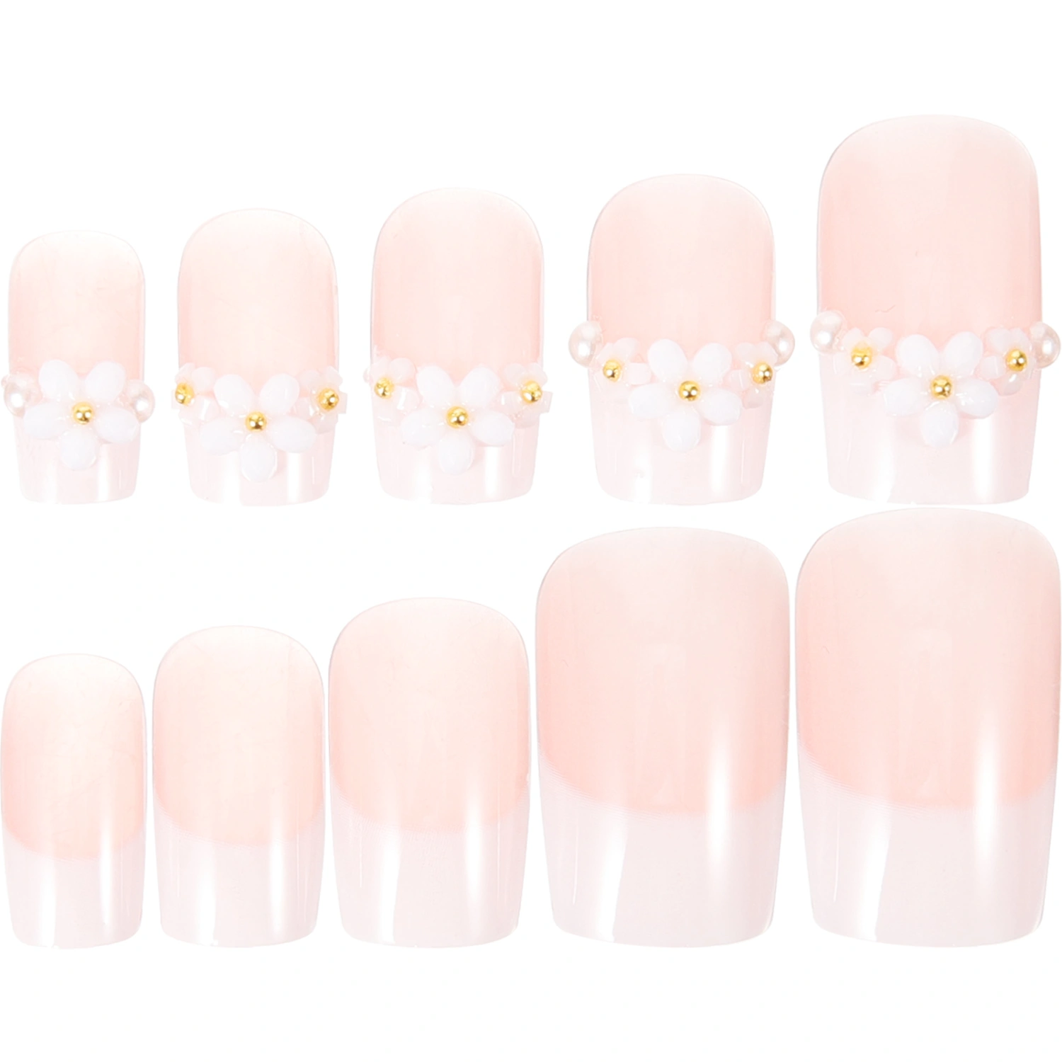 1 Set Press On Nails Girls Fake Nails Manicure Art Supplies Nail Supplies Cute Nail Accessories