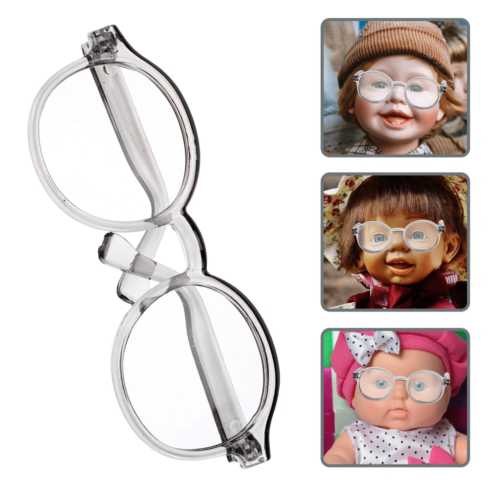 Stylish Doll Glasses Durable Doll Dress Up Accessory Practical Glasses Decor for Doll