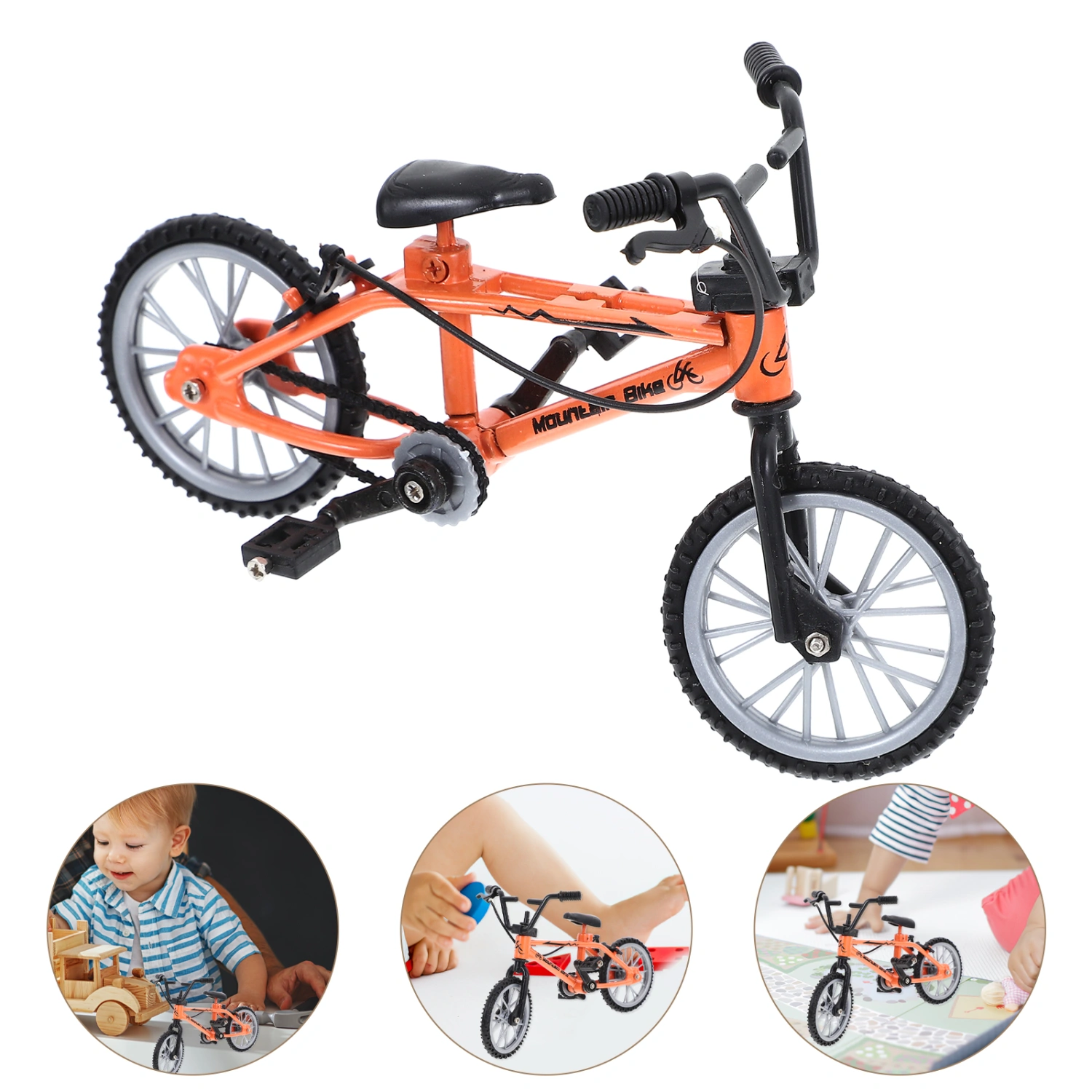 Doll House Mini Bicycle Photo Prop Miniature Bike Model Simulation Mountain Bike Model
