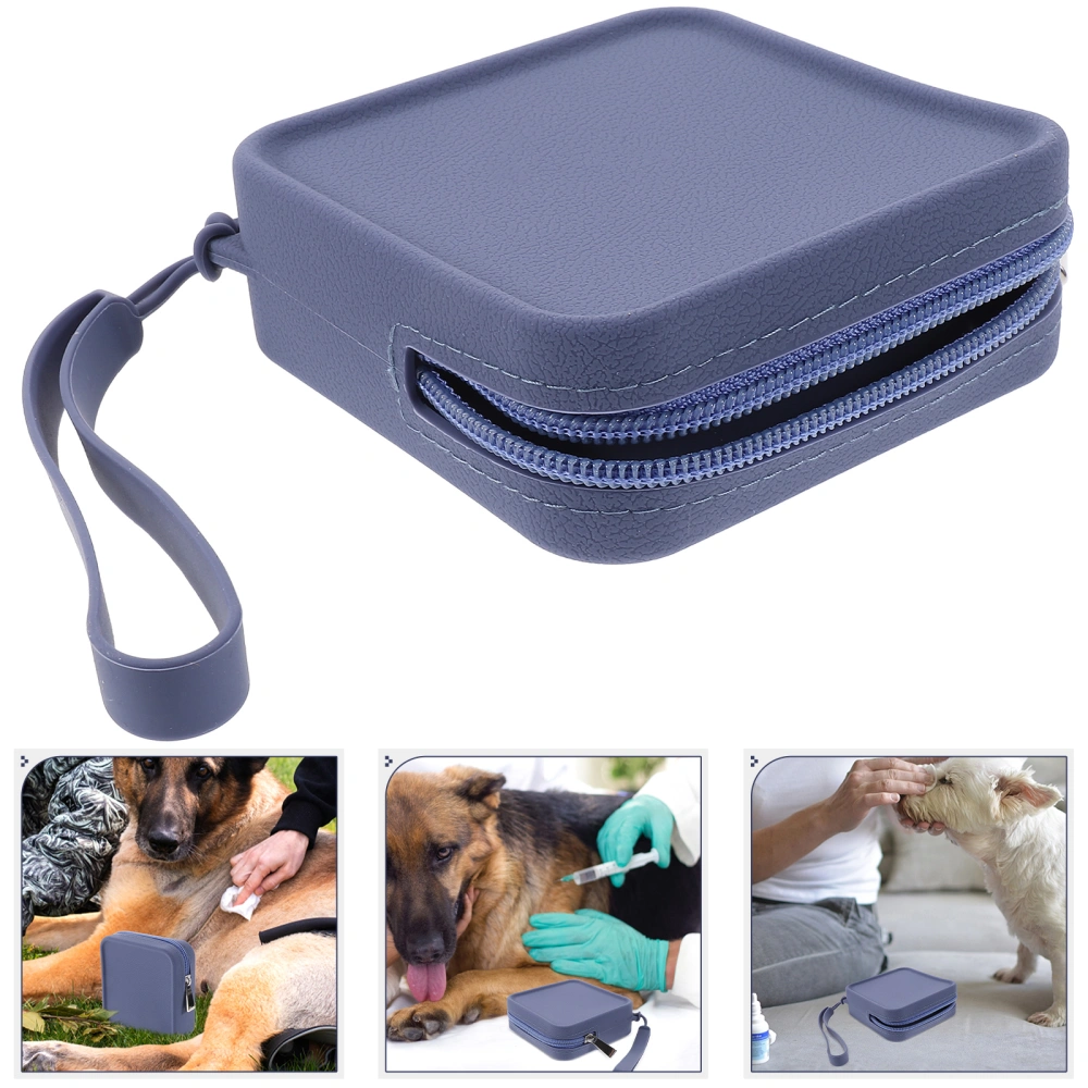 Portable Dog Treat Pouch Dog Training Bag Silicone Dog Food Storage Bag Snack Holder with Zipper