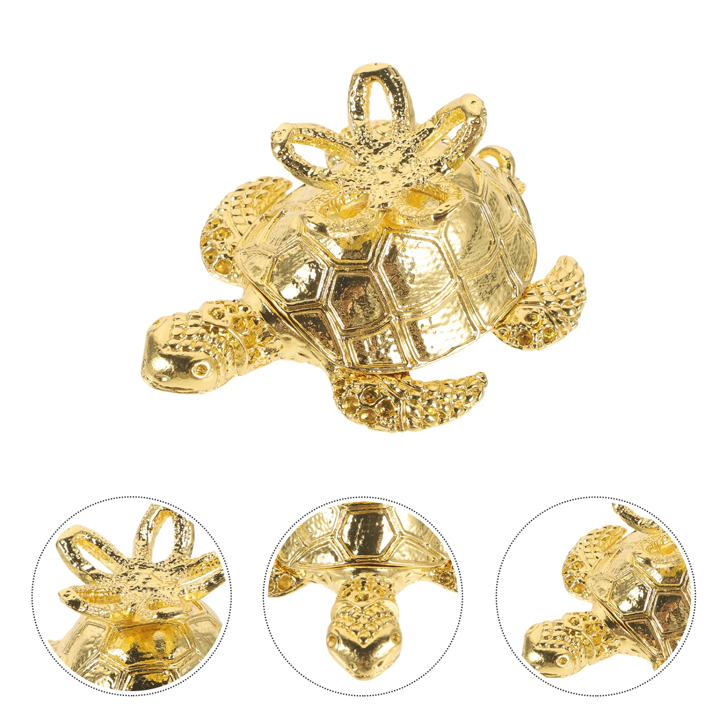 Sturdy Metal Crystal Ball Display Rack Desktop Crystal Ball Stand Unique Tortoise Shaped Stand