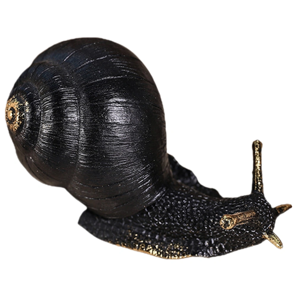 Snail Decor Desktop Fake Snail Animal Ornament Synthetic Resin Snail Craft Decor