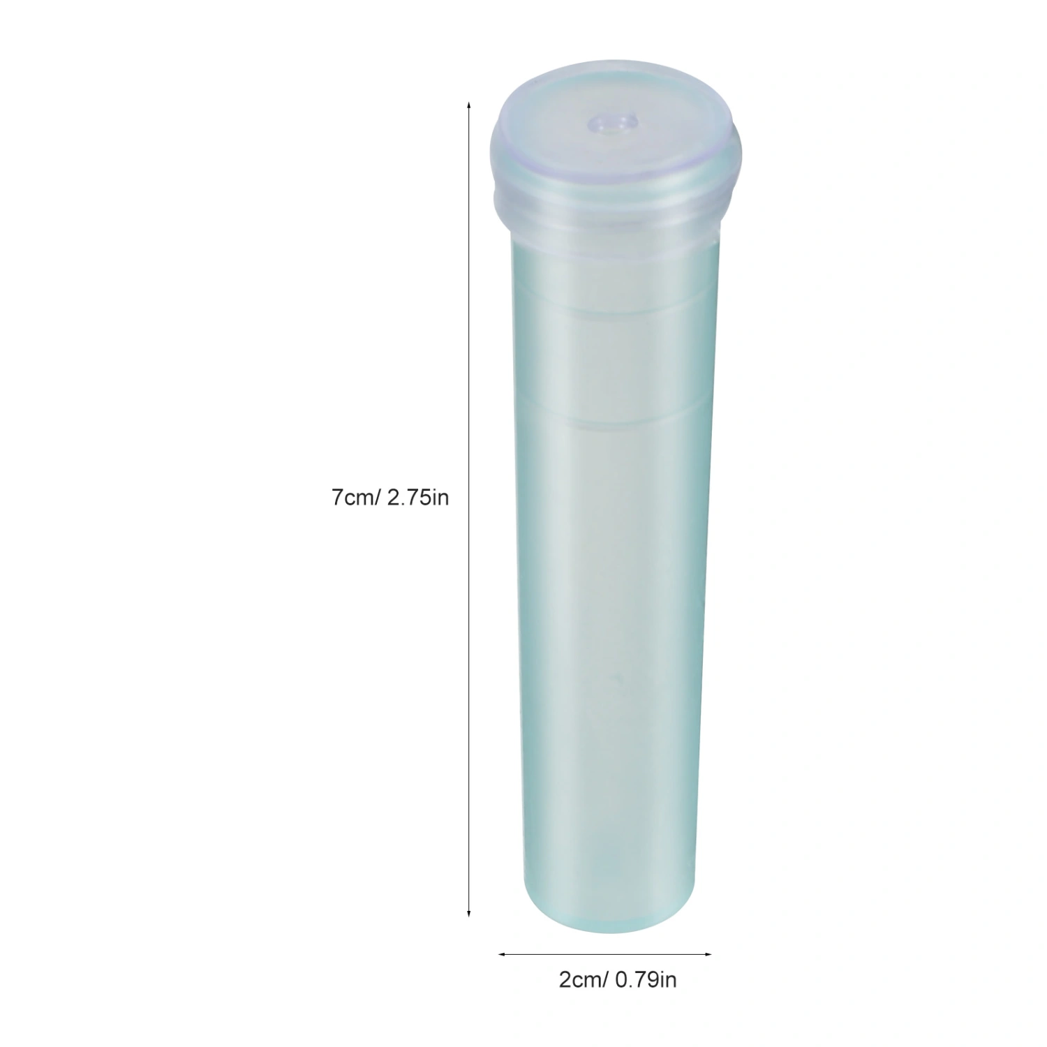 100Pcs Flower Water Tubes Transparent Plastic Flower Test Tubes Orchid Tubes with Cap for Flower Arrangements