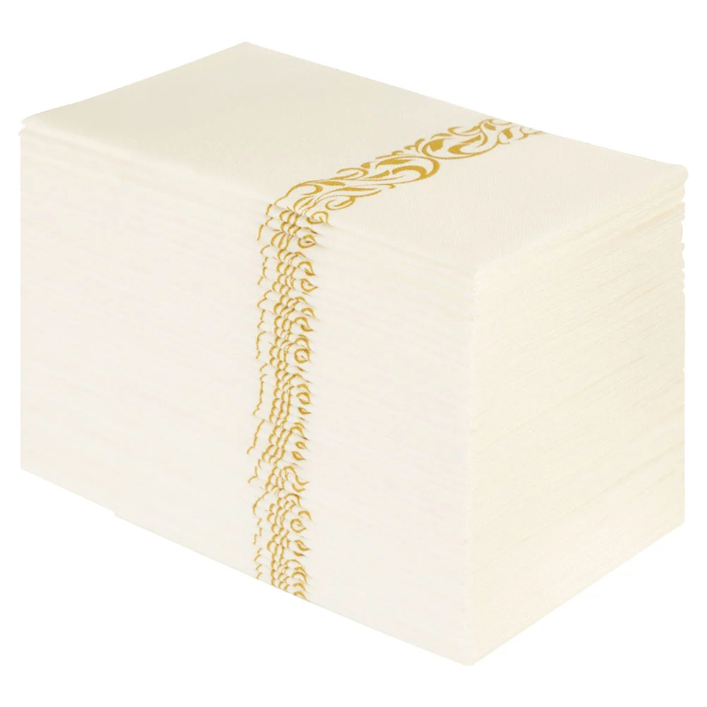 50Pcs Table Disposable Napkins Cutter Packaging Papers Wrapping Napkins for Fork