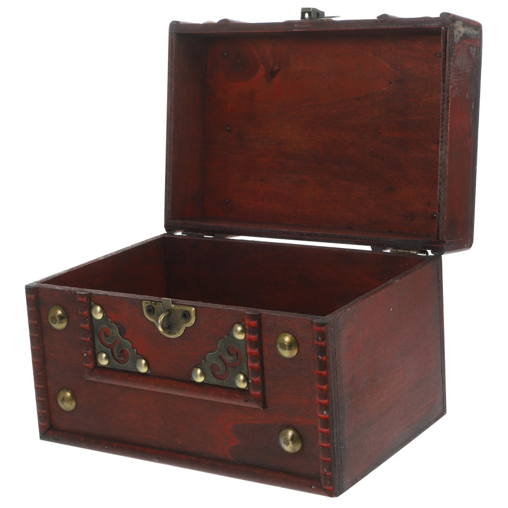 Wooden Storage Box Vintage Decorative Box Jewelry Storing Storage Organizer Home Decoration