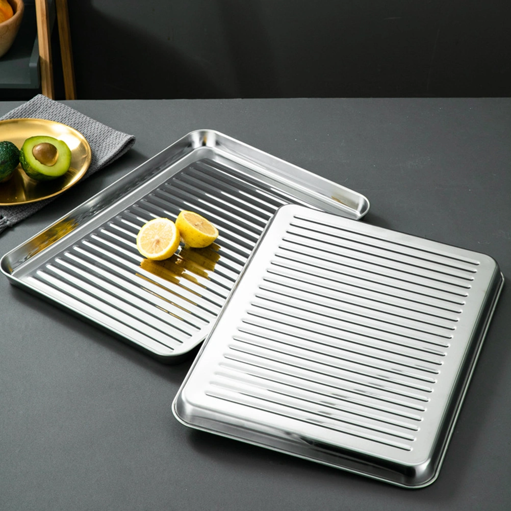 2pcs Toast Baking Tray Cookie Baking Sheet Nonstick Baking Sheet Pan Oven Baking Tray